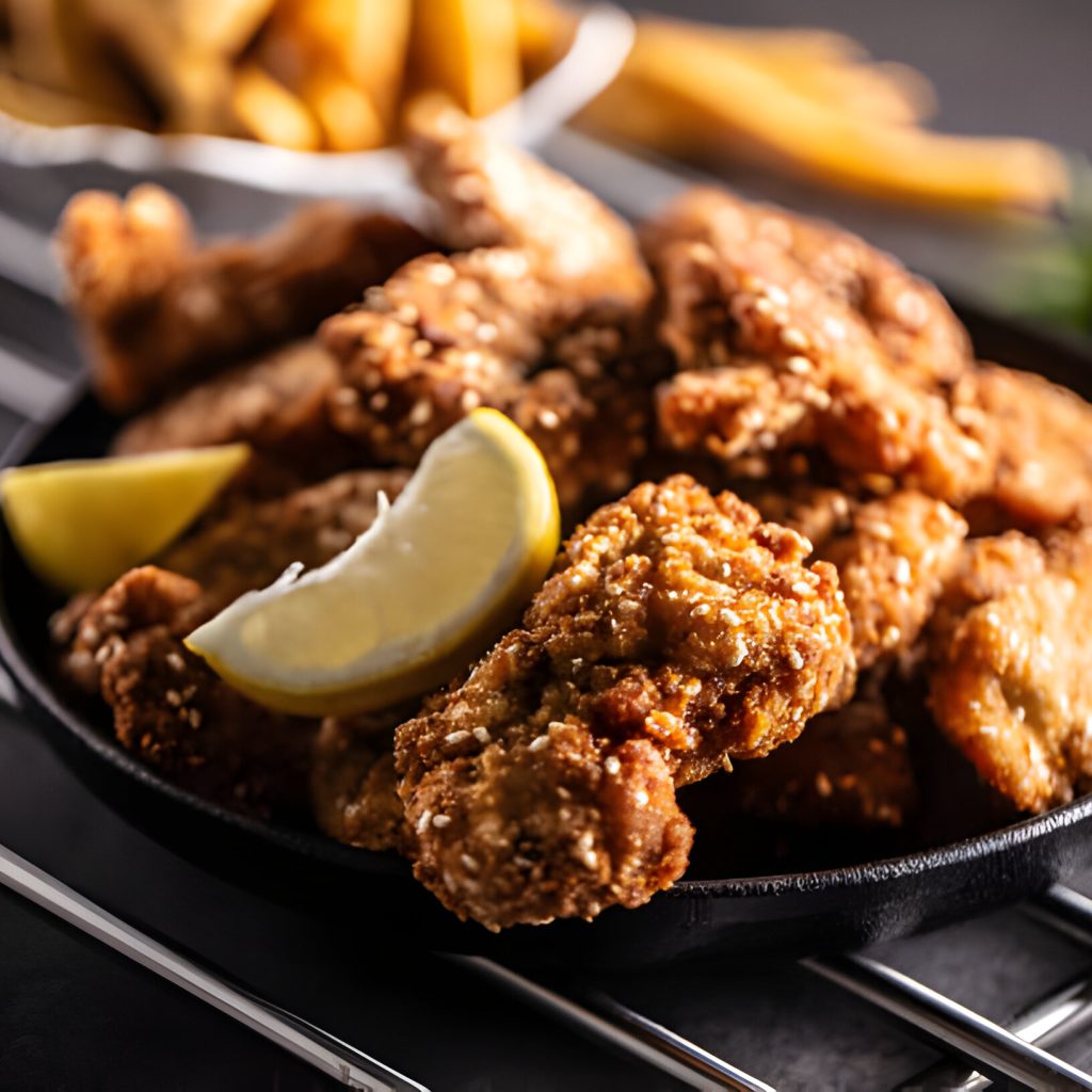 nuggets de poulet maison cuits au four dorés et croustillants prêts à servir