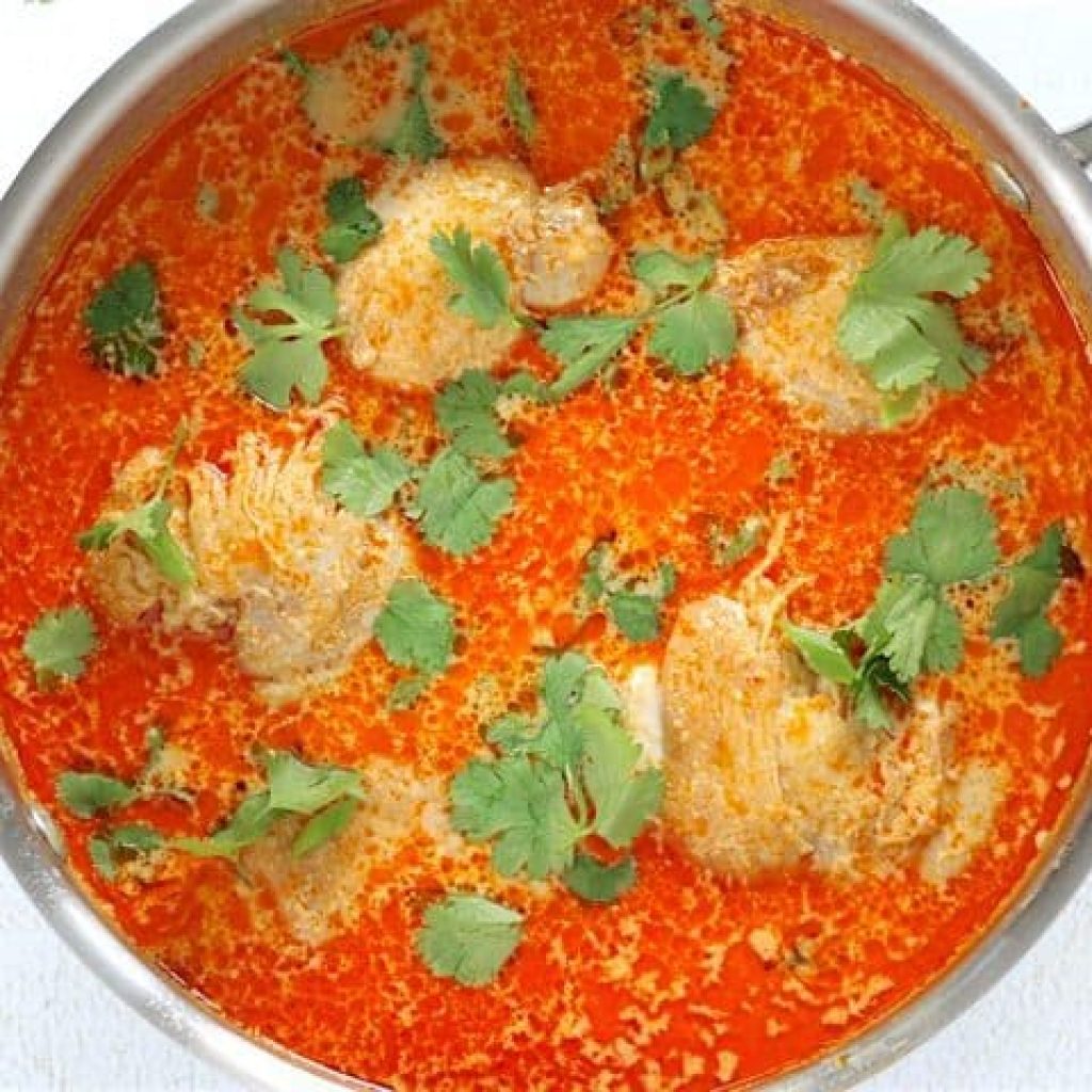 Cuisses de poulet mijotees a la coriandre