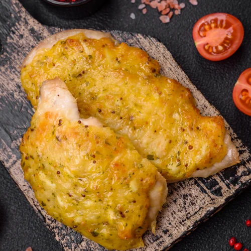 POULET AU CHEDDAR CUIT AU BBQ