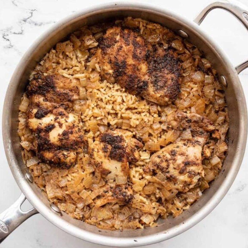 Poulet et riz
