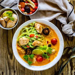 Soupe de Poulet au Citron