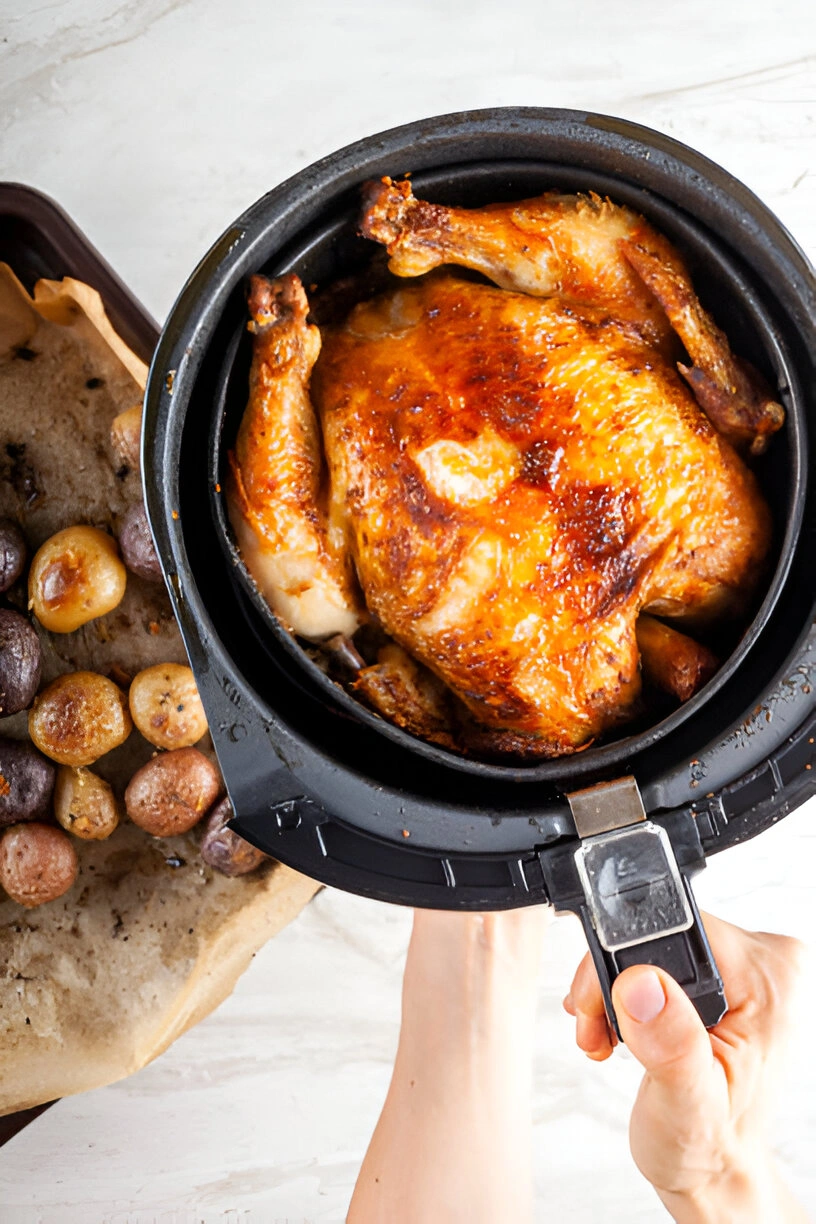Poulet entier Air Fryer facile