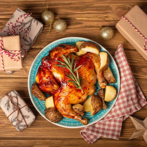 Recette Poulet de Noel facile et rapide