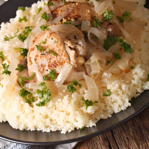 Yassa au poulet (Poulet sénégalais braisé avec des oignons caramélisés)
