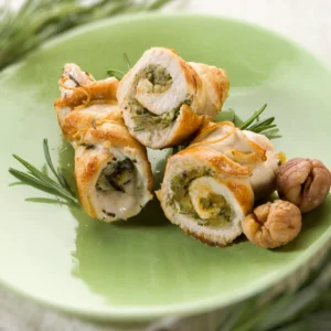 Roulés de poulet farcis au fromage Boursin facile