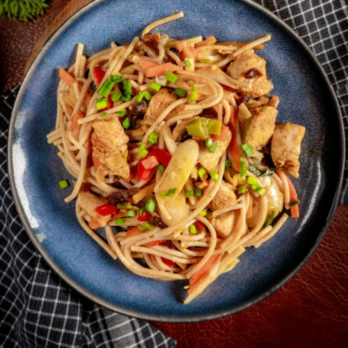 Recettes YAKISOBA AU POULET MAISON