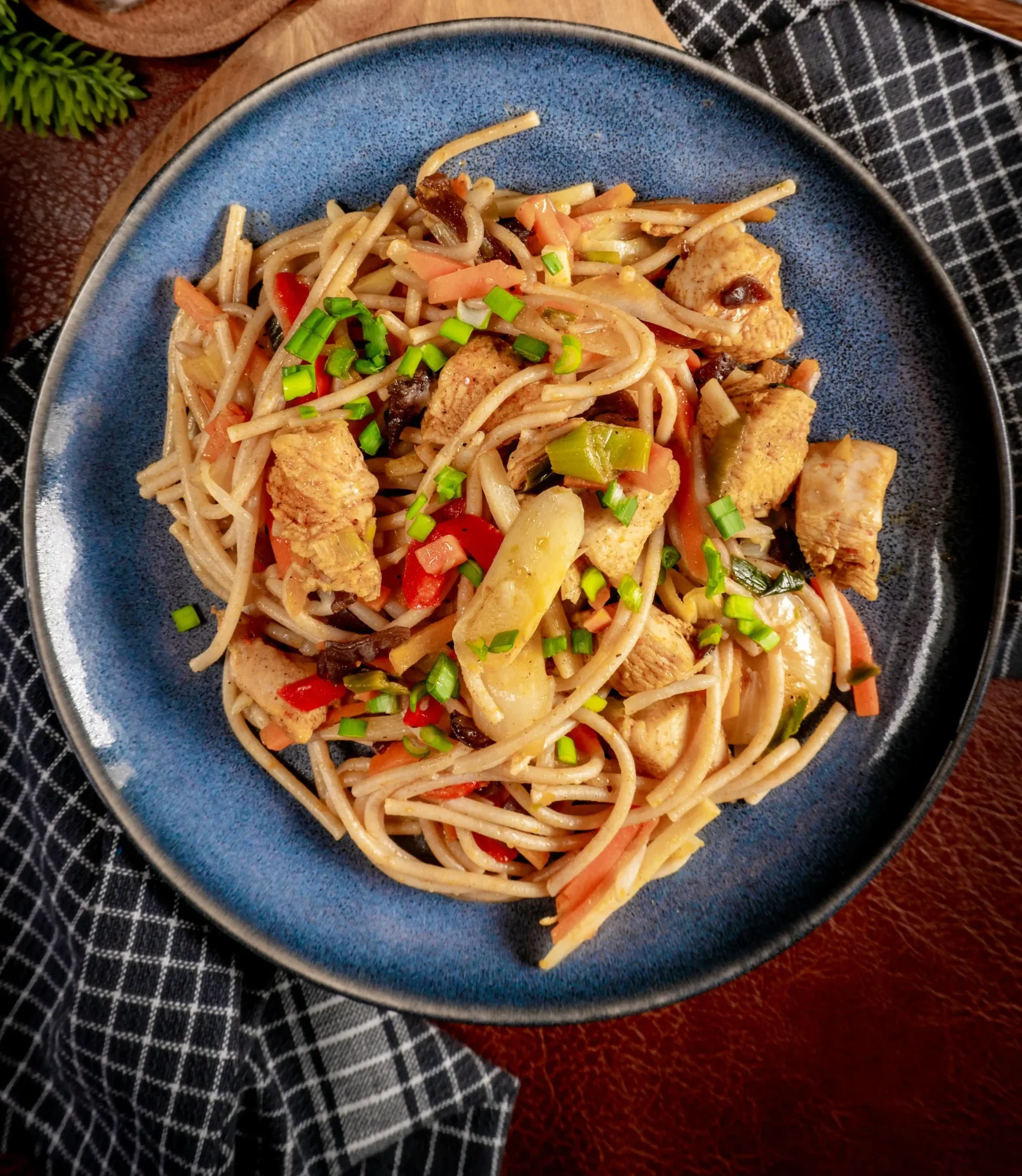 Recettes YAKISOBA AU POULET MAISON