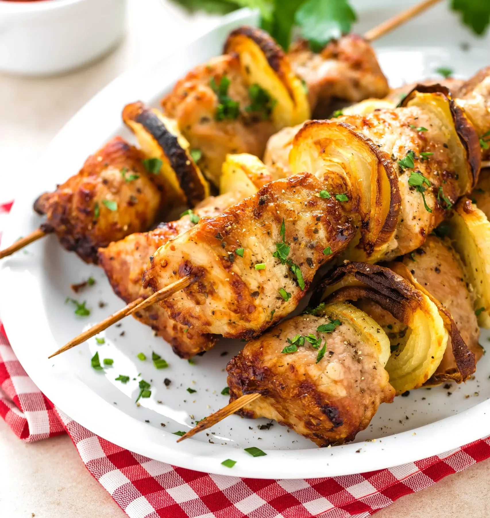 Recettes brochette poulet curry faciles