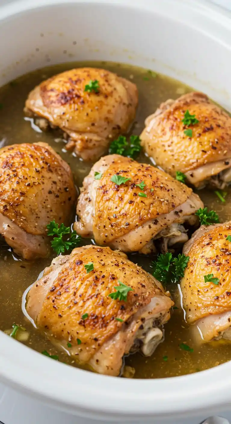 recette cuisse de poulet mijoteuse simple