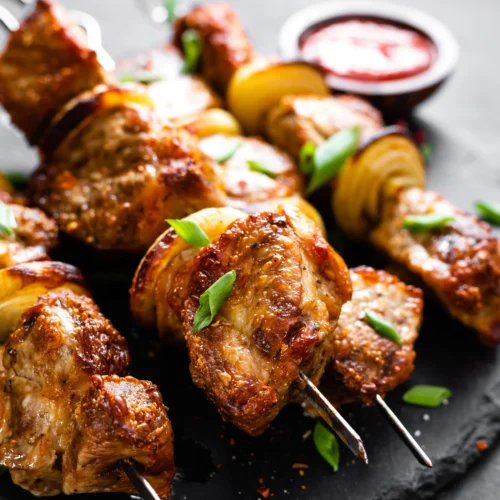 Recette facile pour marinade brochette poulet