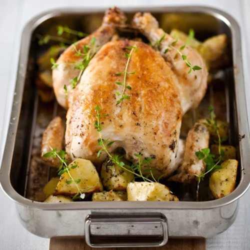 Recette poulet roti au four facile