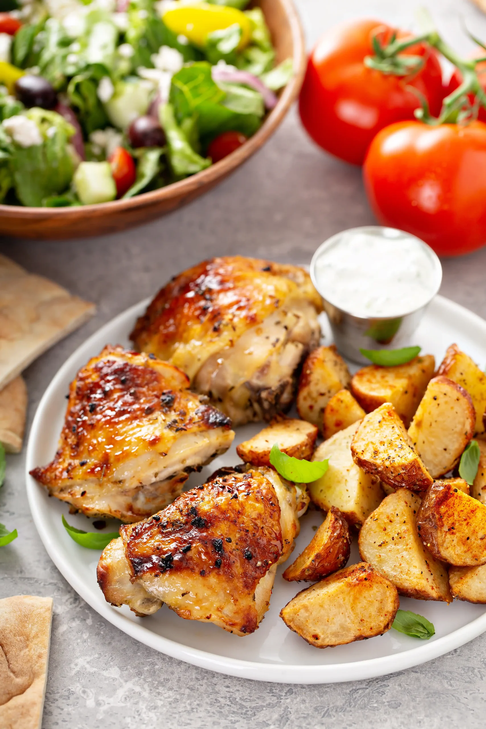 recette recette cuisse de poulet au four avec pomme de terre facile