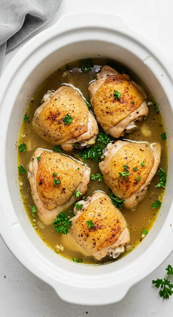 recette cuisse de poulet mijoteuse