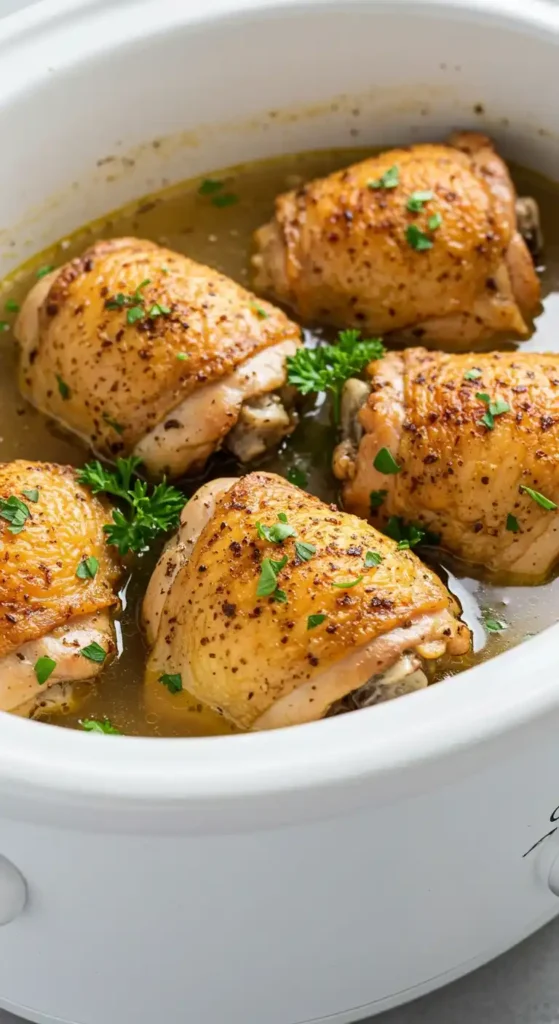 temps de cuisson cuisse de poulet mijoteuse