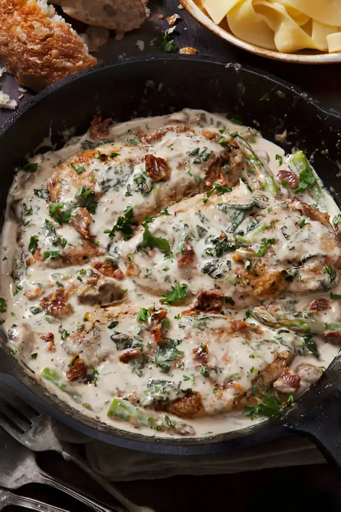 blanquette de poulet aux champignons​