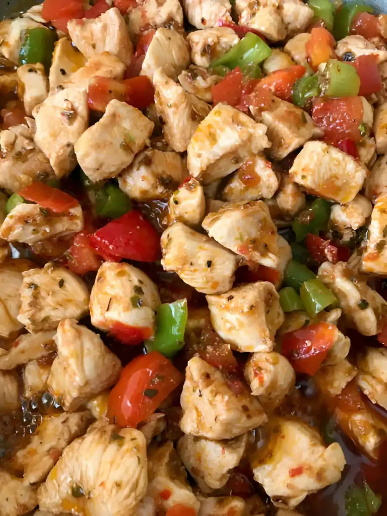 poivrons et poulet​