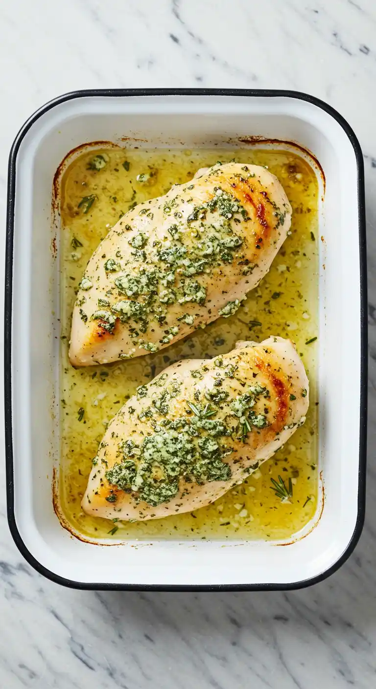 Image de filets de poulet cuits au four, faisant partie d'une recette