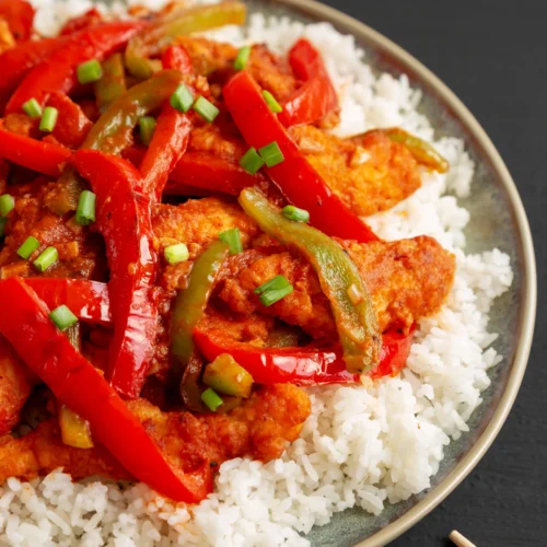 recette poulet au poivron​ facile