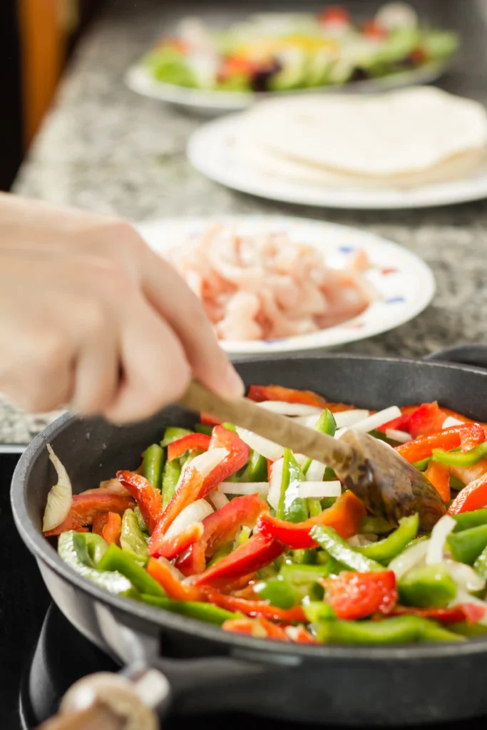 recette poulet aux poivrons
