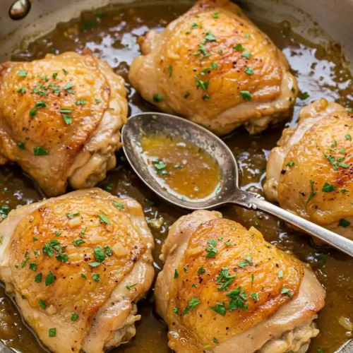 recette cuisse de poulet a la poele
