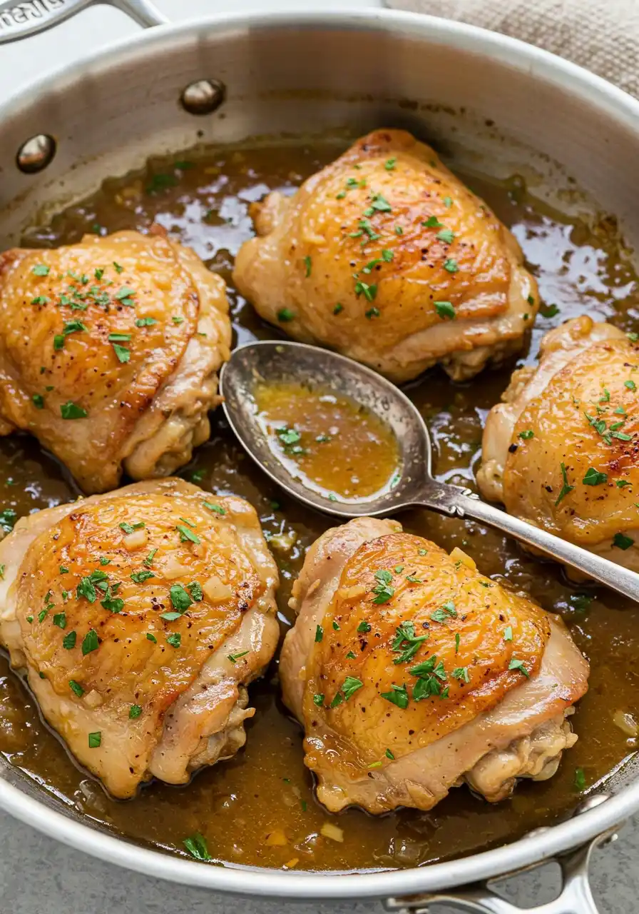 recette cuisse de poulet a la poele