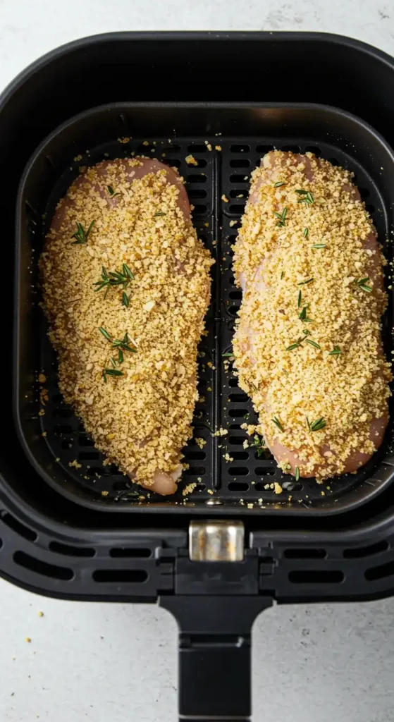 escalope de poulet air fryer