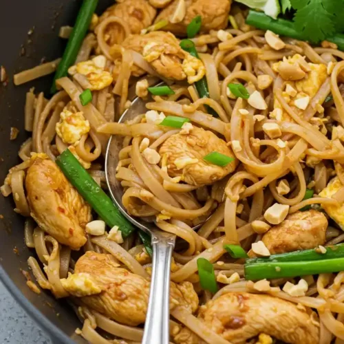 recette pad thaï poulet