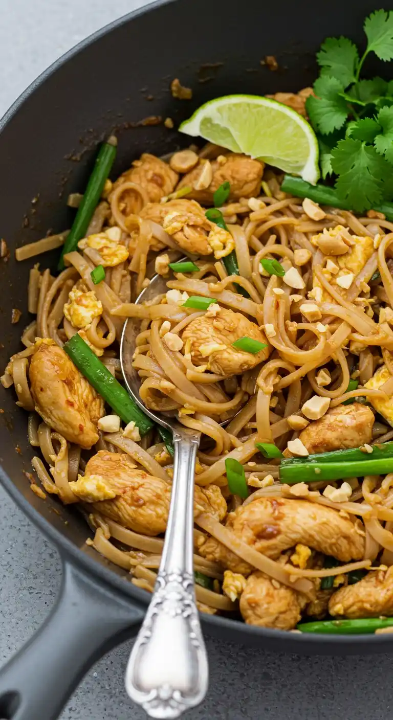 recette pad thaï poulet