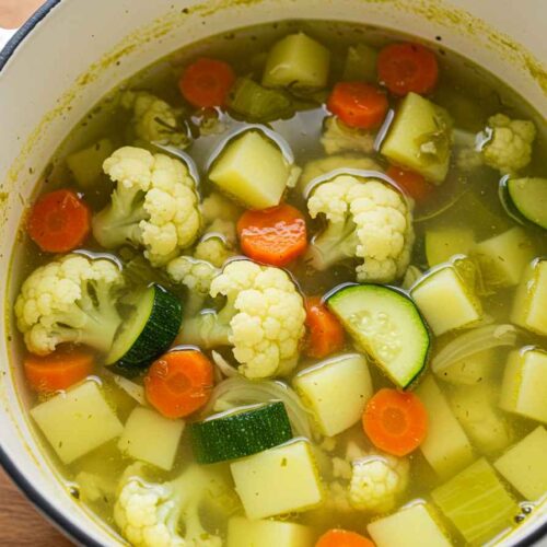 recette potage aux poireaux​ facile