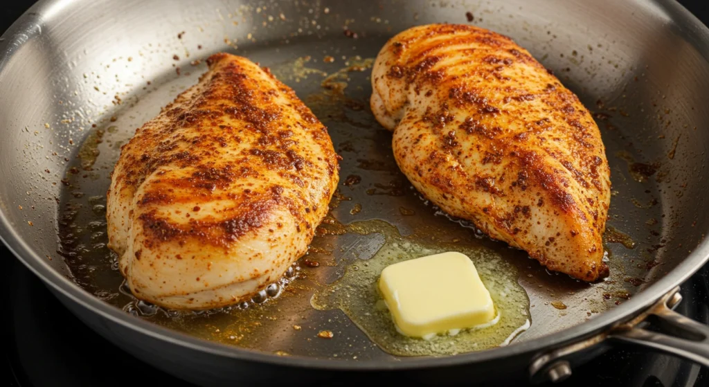 cuisson filet de poulet à la poêle