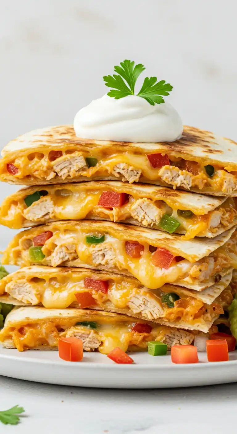 recette recette quesadillas poulet​
