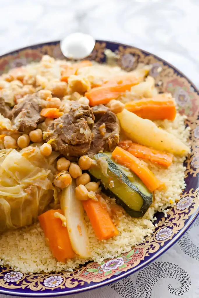 couscous au poulet et legumes