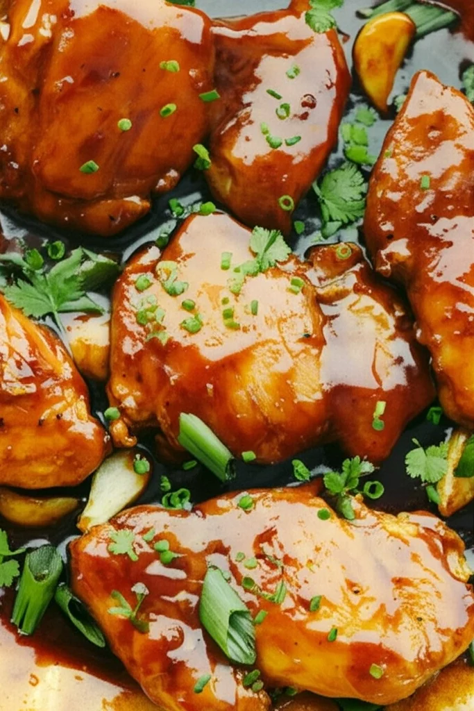 poulet caramelise sauce soja edited