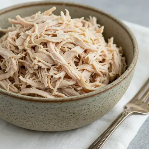 recette poulet effiloché