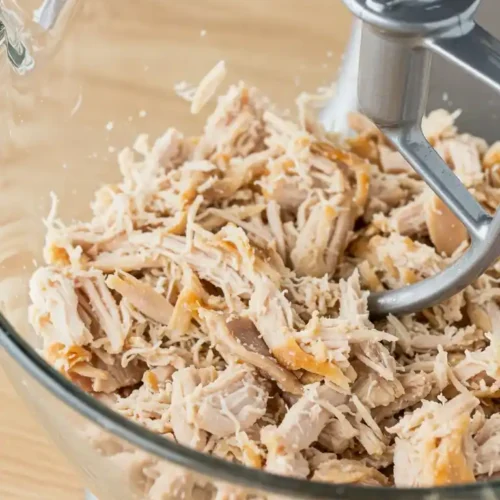 poulet effiloche mijoteuse