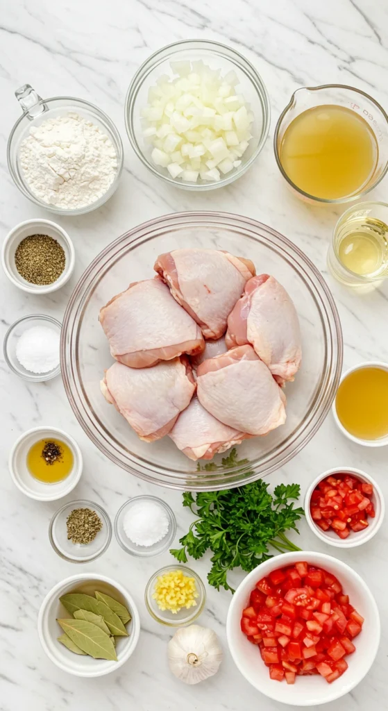 poulet marengo recette​