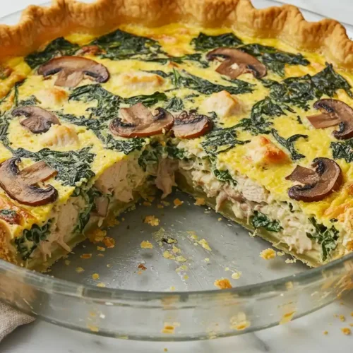 recette quiche au poulet facile