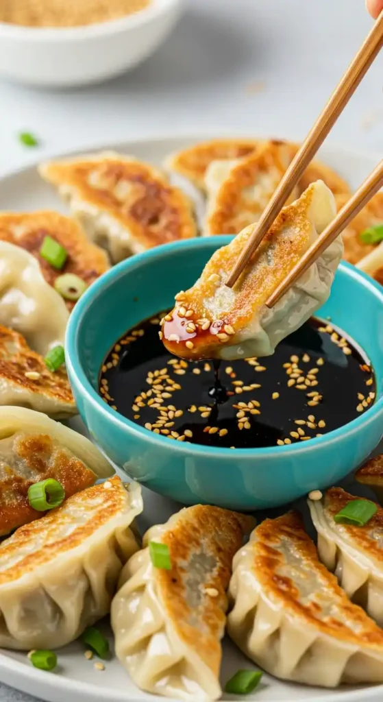 recette recette gyoza poulet​