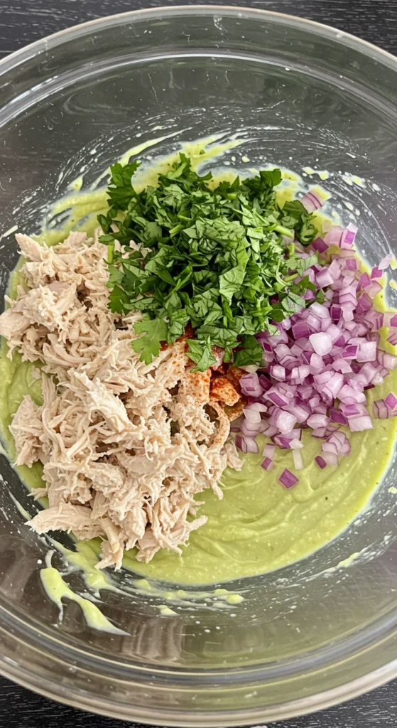 salade avocat poulet​ 2