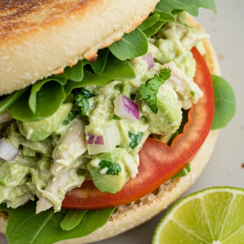 salade avocat poulet​