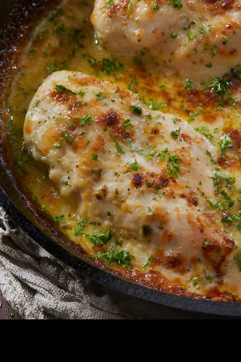 Recette poitrine de poulet en sauce au four