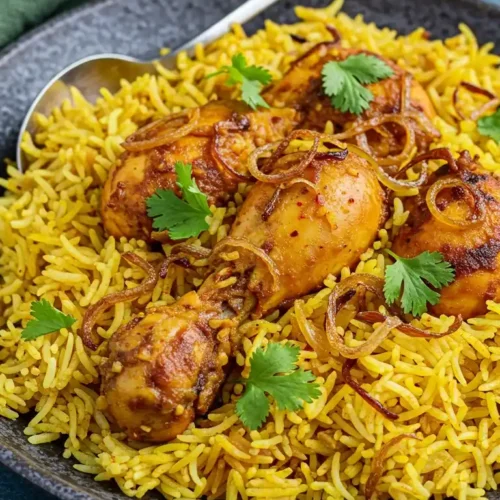 biryani poulet recette