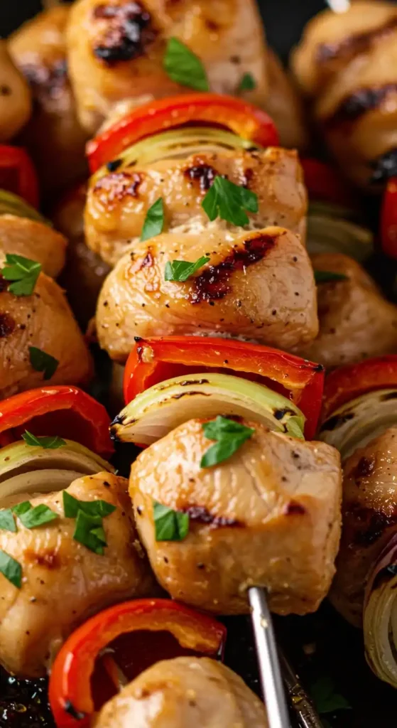 brochette de poulet au four