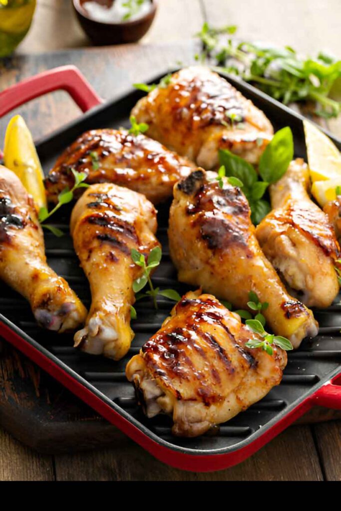 morceaux de poulet au four