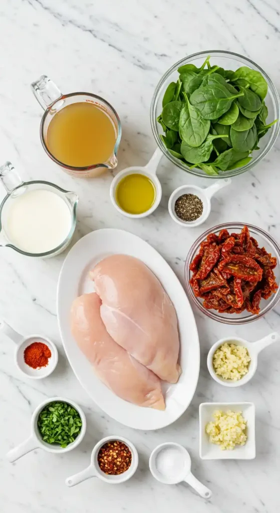 poitrine de poulet en sauce au four