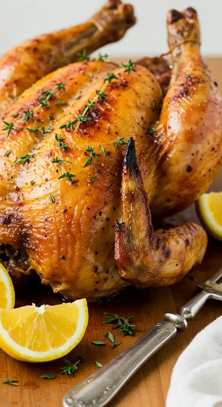recette poulet a la broche​