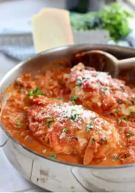 poulet a la sauce tomate