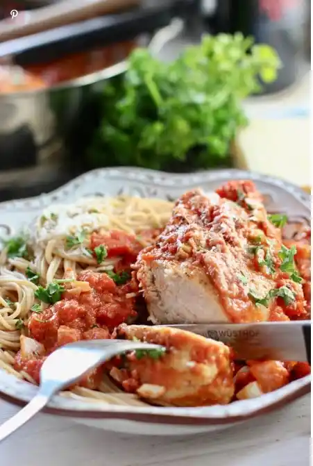 recette poulet sauce tomate​