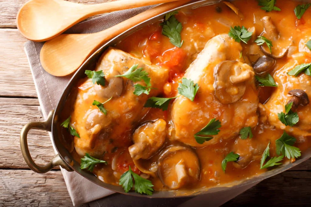 poulet saute chasseur