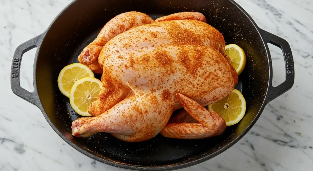 recette du poulet a la broche